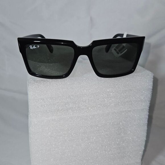 Ray-Ban P Invernes(54-18) Sunglasses Made in Italy Unisex Polarized color: Black - Picture 2 of 4